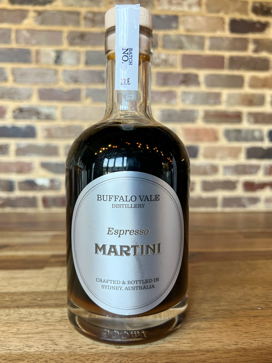 Espresso Martini Bottled Cocktail by BVD Buffalo Vale Distillery
